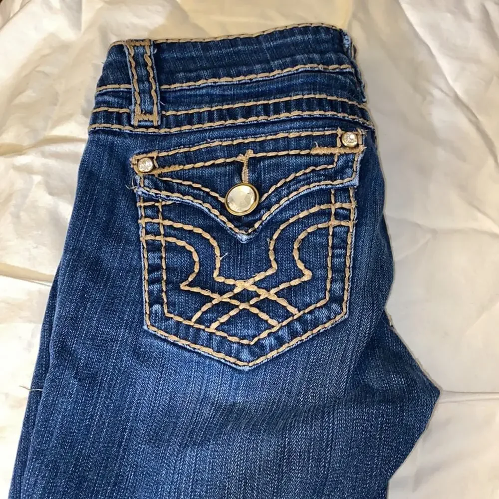 -LA IDol cuffed Bermuda denim shorts